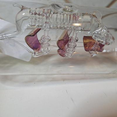 Sale Photo Thumbnail #702: blown glass ship in a bottle