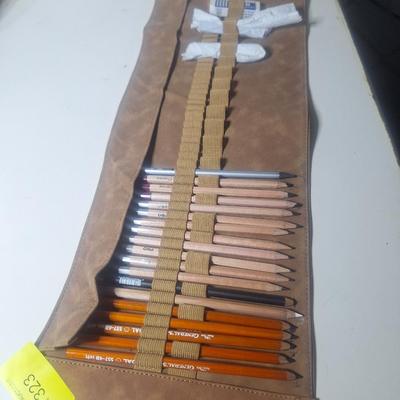Sale Photo Thumbnail #766: drawing pencils and pouch
