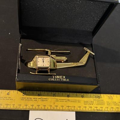 Timex Collectable Helicopter Clock