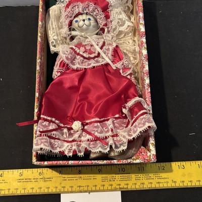 Porcelain Kitty Doll