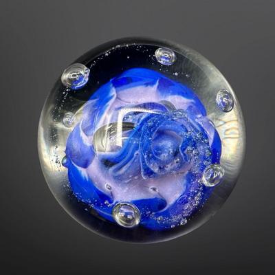 Caithness Glass "Cauldron Ruby" & “Tango” Paperweight