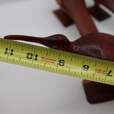 Vintage Wooden Seabird Sculptures (3)