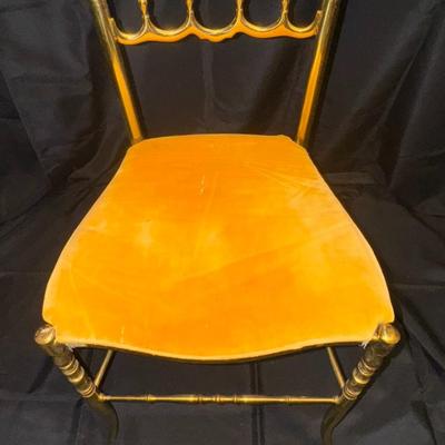 Brass Vanity Chair