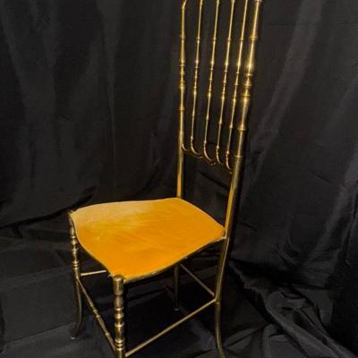 Brass Vanity Chair