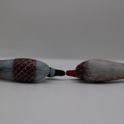 Two Hand Painted Wooden Duck Letter Openers
