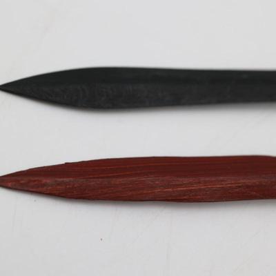 Two Hand Painted Wooden Duck Letter Openers