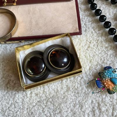 C222 Two Jewelry Boxes With Costume Jewelry