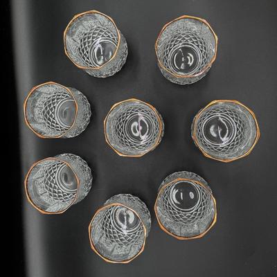 French Crystal Highball Iced Tea - Set of 8