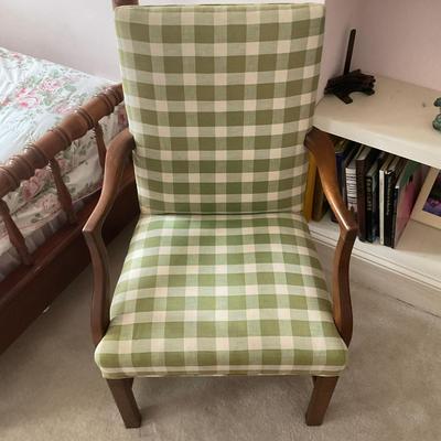 A228 Martha Washington Mahogany Arm Chair