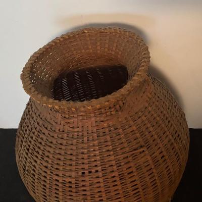 Vintage Asian Fishing Basket