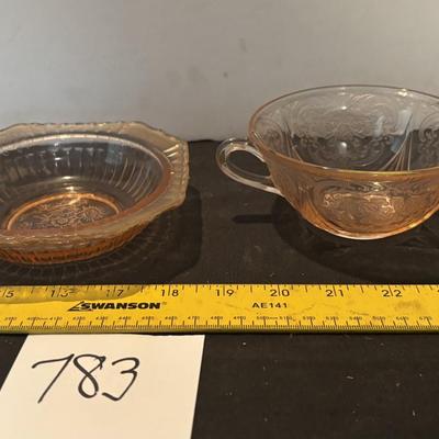 Pink Depression Glass Lot