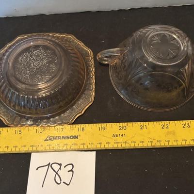 Pink Depression Glass Lot