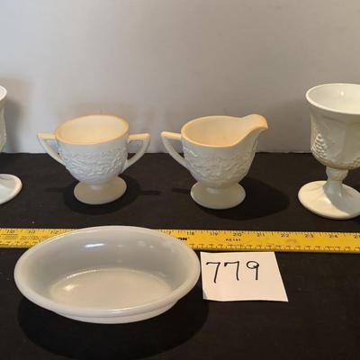 Milk Glass Lot