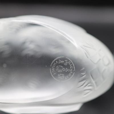 BACCARAT Frosted Crystal Duck Figurines (2)