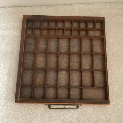 A232 Antique Sectional Drawer/Wall Hanging