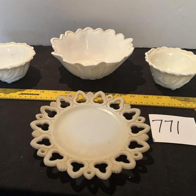 Milk Glass Lot