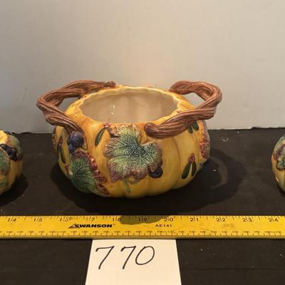 Vintage Fitz and Floyd Autumn Set