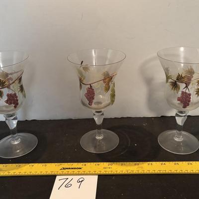 Hand Painted Goblets