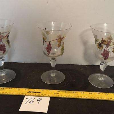 Hand Painted Goblets