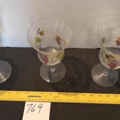 Hand Painted Goblets