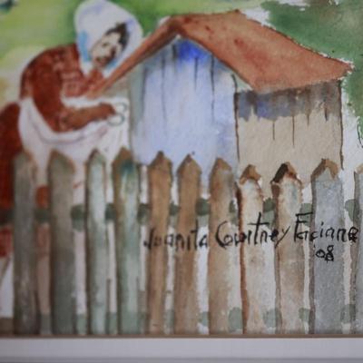Framed Original Painting by Juanita Courtney Faciane