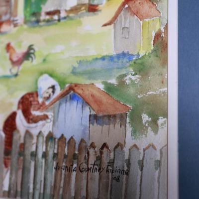 Framed Original Painting by Juanita Courtney Faciane