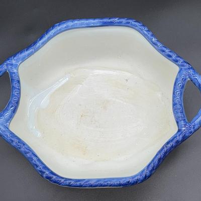 Blue & White Center Bowl