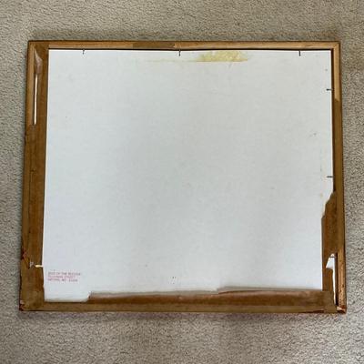 M259 Gilt Framed Map of West Indies