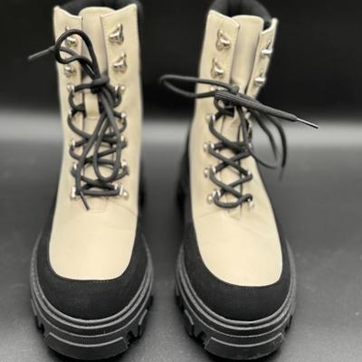 Pythos Half Boot Two Toned
