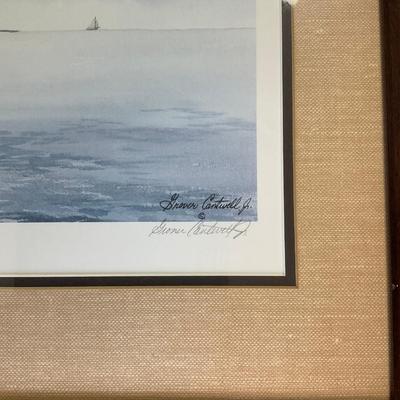 M254 Grover G. Cantwell Jr. Lithograph #421/1064 Signed Pencil "Eastern Shore Delights"