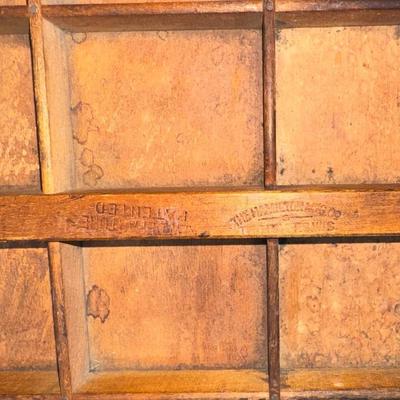 Hamilton Antique Printer Tray