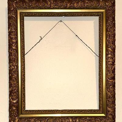 Antique Gold Gesso Frame