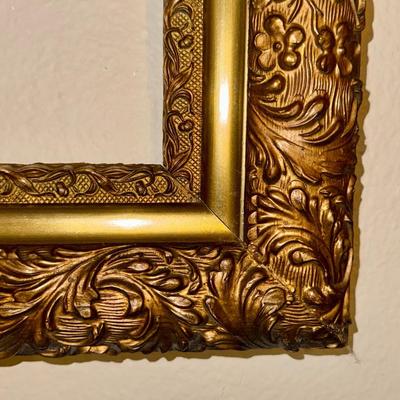 Antique Gold Gesso Frame