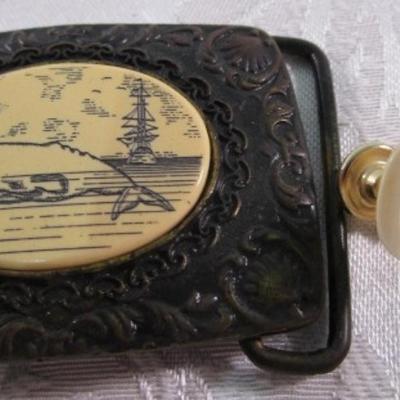 Sale Photo Thumbnail #47: Both faux scrimshaw, see pictures