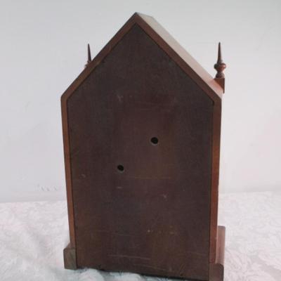 Sale Photo Thumbnail #84: Has pendulum, needs TLC, has winding key that won't wind, 14-1/4" tall x 8-1/4" wide x 4-3/8" deep