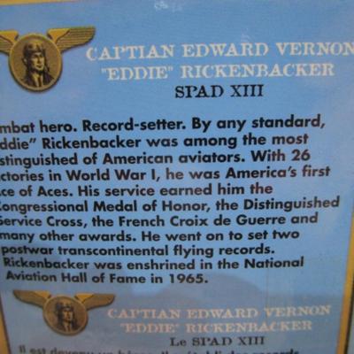 Sale Photo Thumbnail #104: New in box, Captain Edward Vernon "Eddie Rickenbacker Spad XII, See pictures