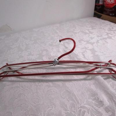 Sale Photo Thumbnail #168: Candles, napkin holder, Vintage Schwinn bicycle pump, travel hanger, Bungee cord 120" long, 2 pkg note cards, etc., See pictures