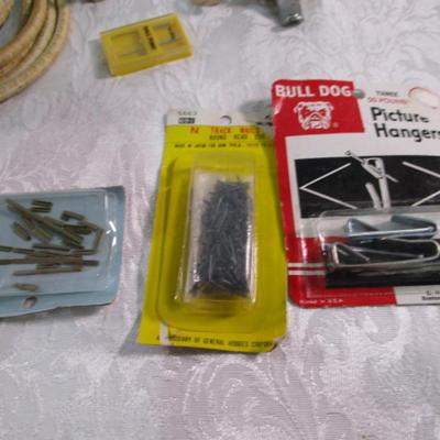 Sale Photo Thumbnail #162: Candles, napkin holder, Vintage Schwinn bicycle pump, travel hanger, Bungee cord 120" long, 2 pkg note cards, etc., See pictures
