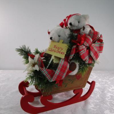 Sale Photo Thumbnail #307: Sleigh measures 11-1/4" long x 13' tall x 7" Wide