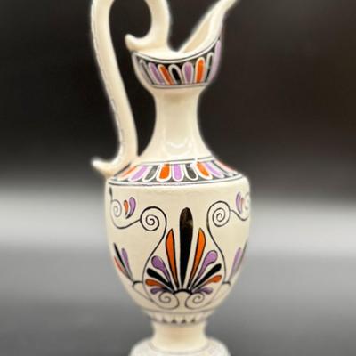 Glazed Greek Ewer - Louvre Scene