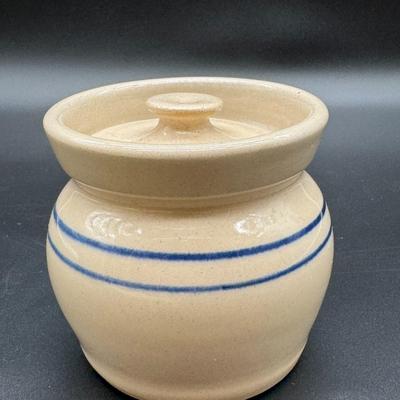 Marshall Pottery Inc. Texas Covered Condiment Hand Turned