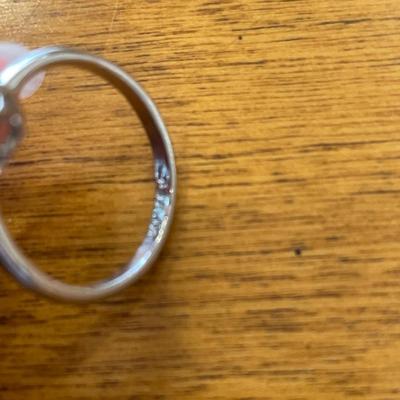 18k GF Ruby color stone ring