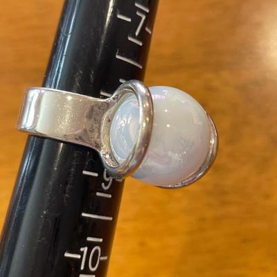 Unique marble ring with marbles