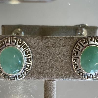 3 pairs sterling post earrings