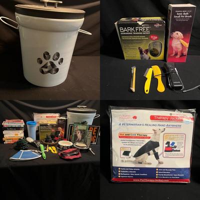 Dog Training Collar, Feed Container & More Dog Items (C-MG)