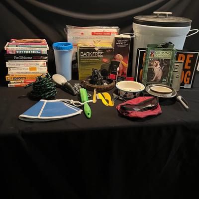 Dog Training Collar, Feed Container & More Dog Items (C-MG)