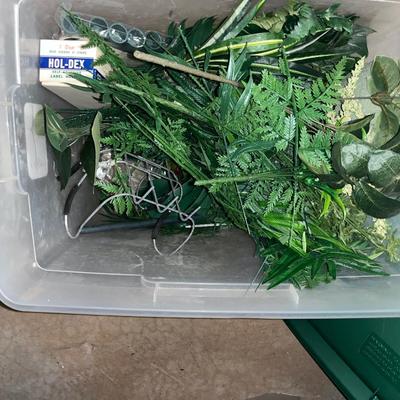Sale Photo Thumbnail #293: Container of greenery and arrangement making materials