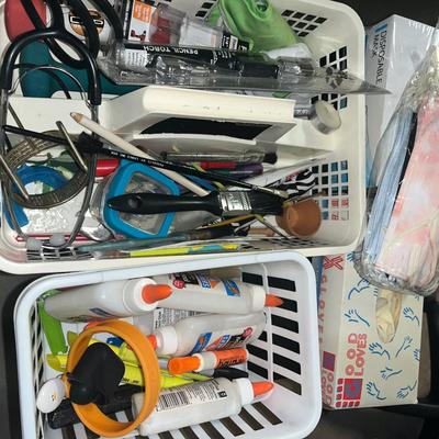 Sale Photo Thumbnail #326: Plastic bins with some random but useful household items