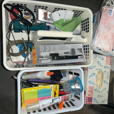 Sale Photo Thumbnail #325: Plastic bins with some random but useful household items