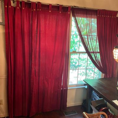 Tab Top Curtains & Sheer Curtains (DR-MG)